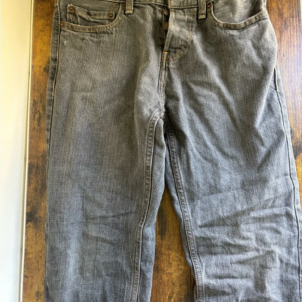 Gray Denim Women's Pants - Picture 1 of 5